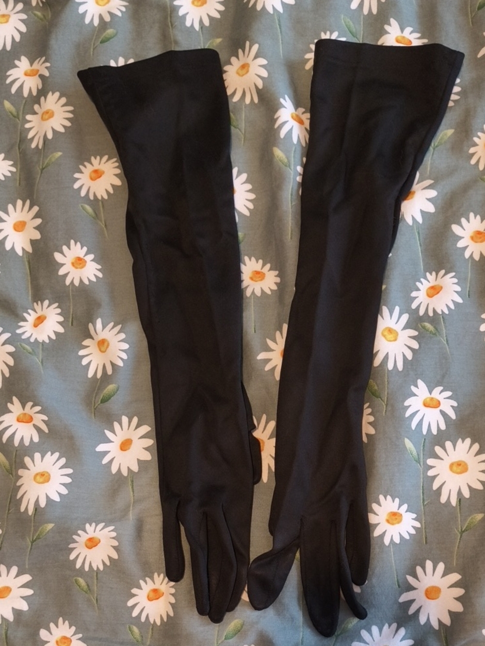 Black Long Opera Gloves
